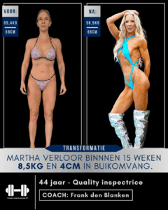 afvallen martha lichaamstransformatie dominate your life