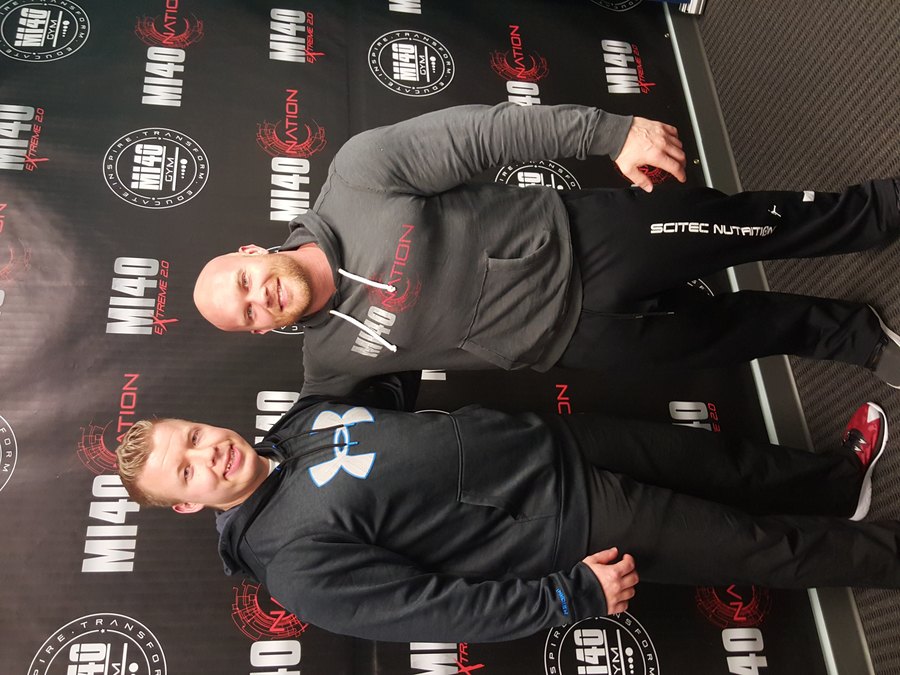 Frank den Blanken met Ben Pakulski